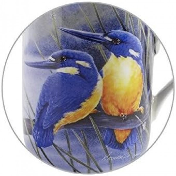 Maxwell & Williams PBD030 Birds of Australia 머그, 커피 머그, 버드 디자인 머그: Azure Fishermen, in Gift Box, 도자기, 1개(1팩)