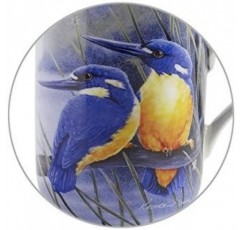 Maxwell & Williams PBD030 Birds of Australia 머그, 커피 머그, 버드 디자인 머그: Azure Fishermen, in Gift Box, 도자기, 1개(1팩)