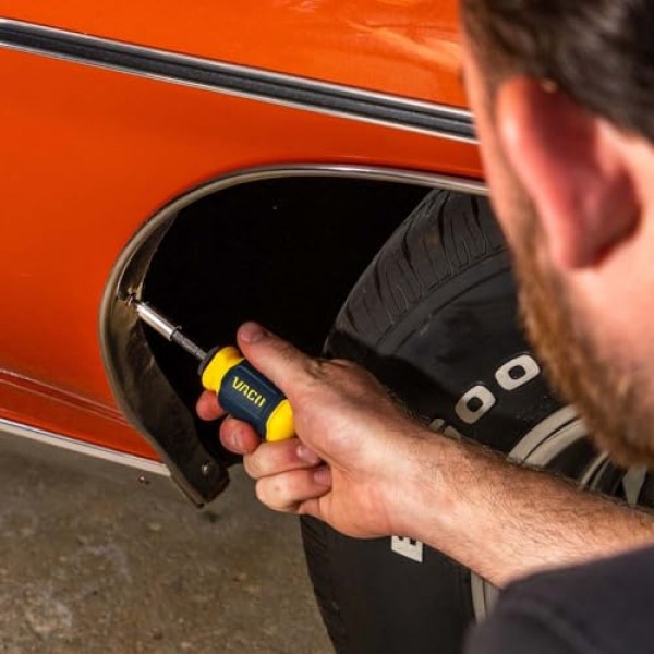 VAC1080 다중 비트 스터비 드라이버, 임팩트 드라이버, 8-in-1 조정 가능한 자석 도구(십자형, 일자형 및 정사각형 비트 포함)