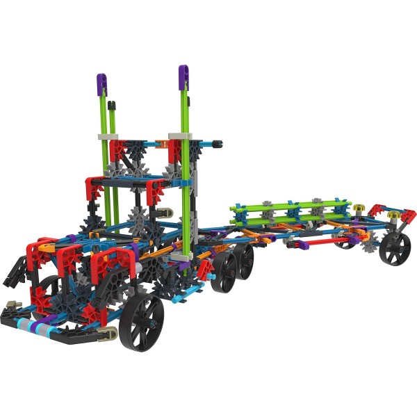 K'NEX 80208 날개 및 휠 빌딩 세트, 500피스, 7세 이상 어린이를 위한 다채로운 30 모델 빌딩 건설 장난감 45510 10 모델 초보자용 재미있는 고속 차량 빌딩 세트
