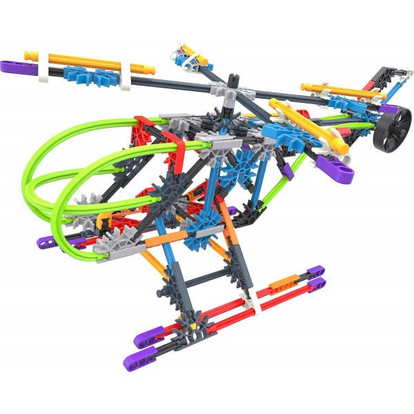 K'NEX 80208 날개 및 휠 빌딩 세트, 500피스, 7세 이상 어린이를 위한 다채로운 30 모델 빌딩 건설 장난감 45510 10 모델 초보자용 재미있는 고속 차량 빌딩 세트