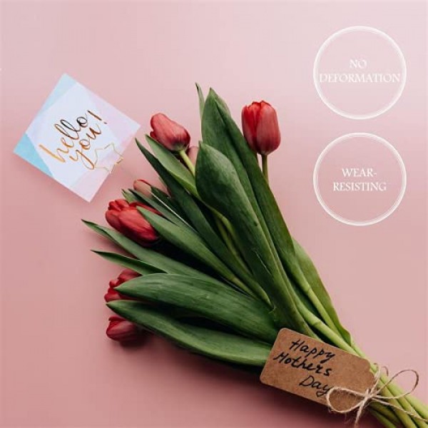 Tinsow 30 Pcs 금속 꽃 장소 카드 홀더, 13.4 인치 꽃 꽃꽂이 용 클립, 결혼식 및 파티 용 황금 선물 카드 홀더 (별)