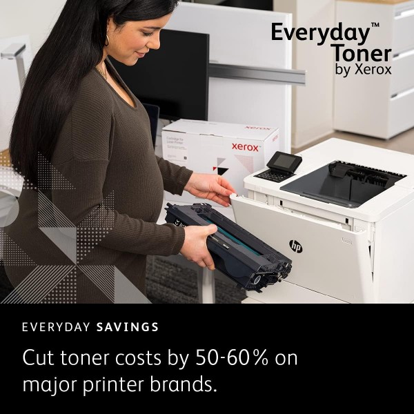Everyday by Xerox Black Toner with HP 304A (CC530A), Standard Capacity Black One Size