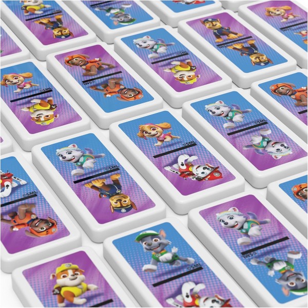 Spin Master Games - PAW Patrol Domino - 털복숭이 친구들과 함께하는 클래식 게임, 2-4인용, 5세 이상