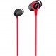 HyperX Cloud Buds - Bluetooth 무선 헤드폰, Qualcomm aptX HD, 10시간 배터리 수명, 14mm 드라이버, 편안한 실리콘 이어버드, 3가지 크기의 이어패드 포함, 여행용 메쉬 파우치, 레드