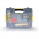 STANLEY Sortmaster Stackable Storage Organizer for Tools, Small Parts, 조정 가능한 구획, 1-97-483 1 멀티 컬러