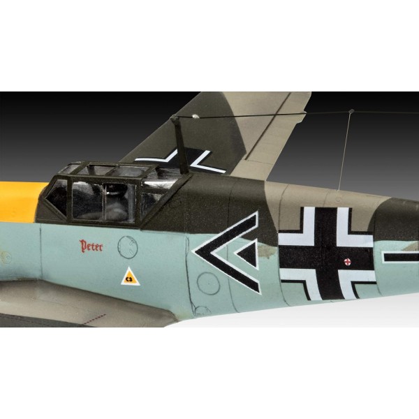 Revell REV-03893 Messerschmitt Bf109 F-2 모형 제작, 다색, 1/72 접착제, 페인트 및 브러시 없음