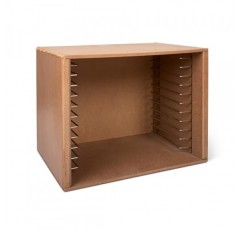 Melissa & Doug 천연 나무 퍼즐 보관 케이스(퍼즐 12개 보관)