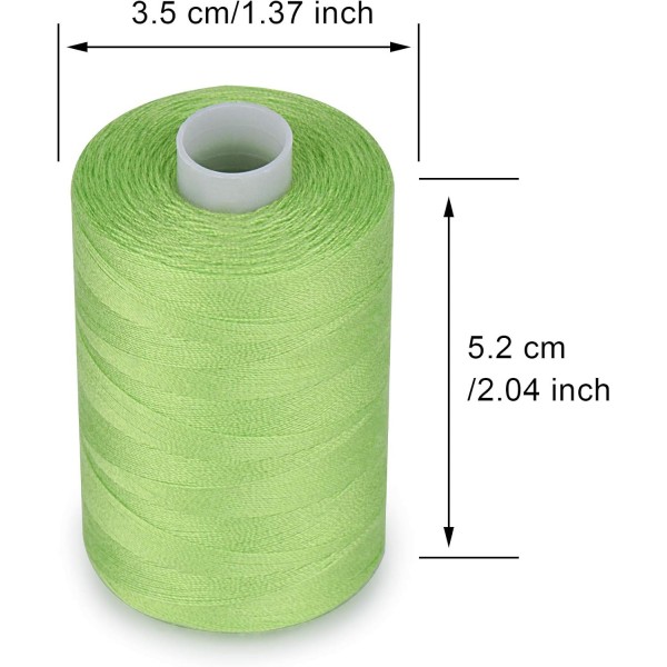 Moon Waves 재봉사 40 색 914m 스풀 당 40S/2 폴리 에스터 15 색 세트 재봉틀 자수기 손 재봉 (40 색)