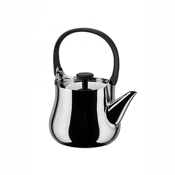 Alessi Cha Kettle, 프리 사이즈, 실버: 가정 및 주방