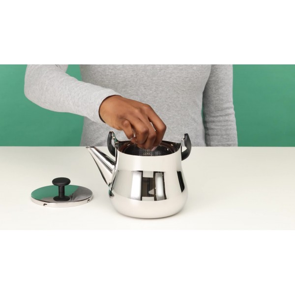 Alessi Cha Kettle, 프리 사이즈, 실버: 가정 및 주방