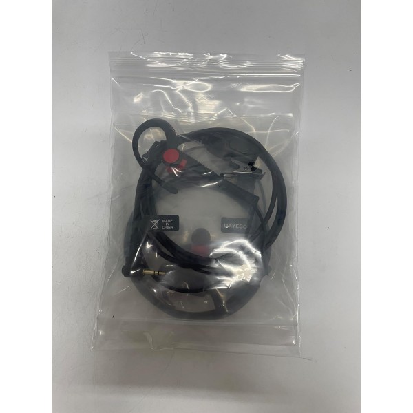 UAYESOK 워키토키 이어폰, 양방향 라디오 헤드셋 Motorola Talkabout용 1핀 2.5mm 잭 G 모양 안전 이어폰 TLKR T92 H20 T60 T80 T82 XT180 PTT 마이크가 있는 양방향 라디오(2개 팩)