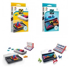 SmartGames IQ 번들 3D 시리즈: IQ Puzzler Pro 및 IQ Fit 240 챌린지(6~성인용)