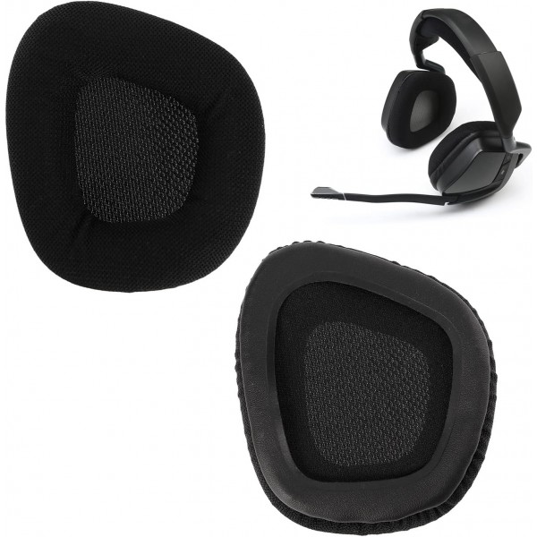 Corsair Void PRO RGB 게임용 헤드셋과 호환되는 이어 패드 귀마개 통기성 메쉬 메모리 폼 교체용 이어 패드 1쌍