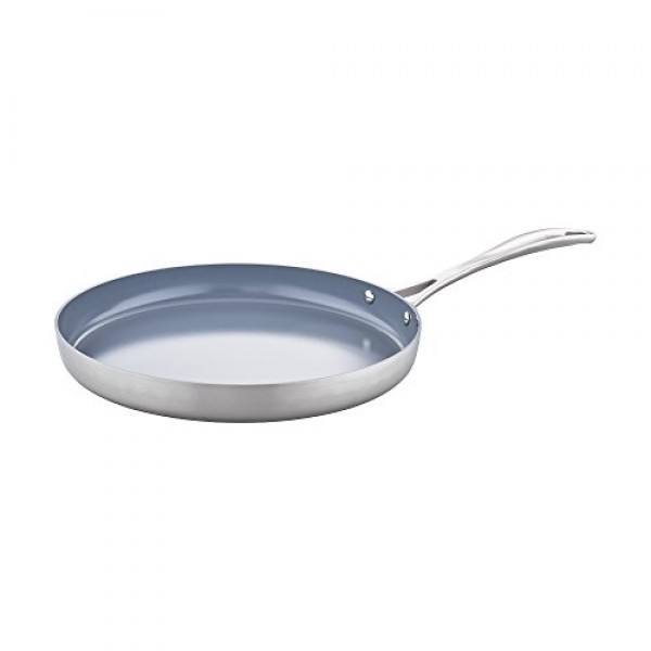 ZWILLING Spirit 세라믹 붙지 않는 철판, 12인치, 스테인리스 스틸
