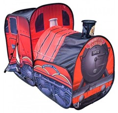 Harry Potter Hogwarts Express 팝업 텐트 – 설치하기 쉬운 어린이용 플레이하우스 | 입구가 두 개인 빨간 기차 장난감 – Sunny Days Entertainment