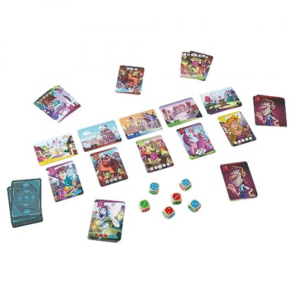 HABA King of The Dice - 8세 이상 어린이를 위한 까다로운 기술과 행운 경쟁 게임(Made in Germany)