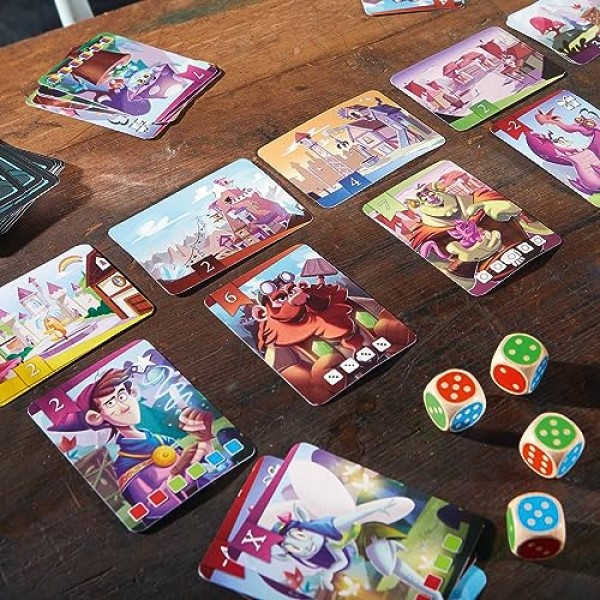 HABA King of The Dice - 8세 이상 어린이를 위한 까다로운 기술과 행운 경쟁 게임(Made in Germany)