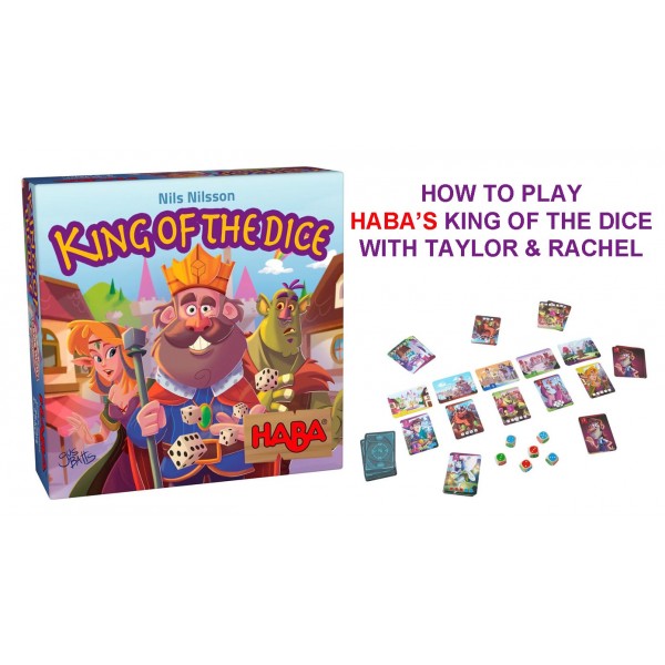HABA King of The Dice - 8세 이상 어린이를 위한 까다로운 기술과 행운 경쟁 게임(Made in Germany)