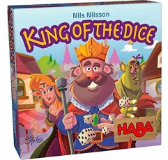 HABA King of The Dice - 8세 이상 어린이를 위한 까다로운 기술과 행운 경쟁 게임(Made in Germany)