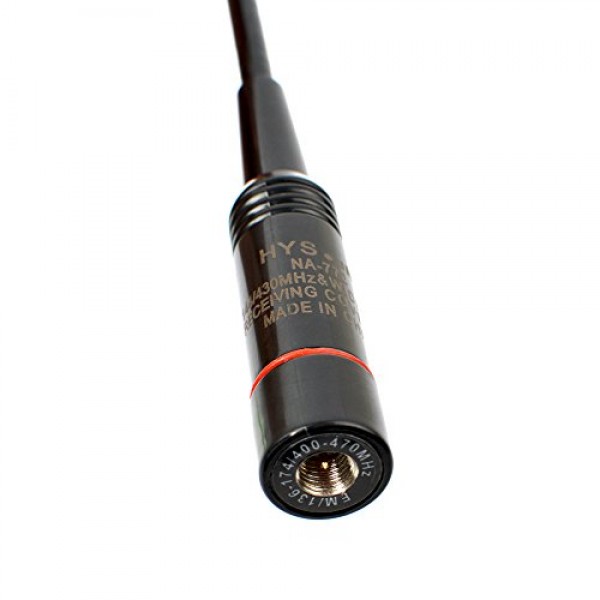 HYS-772 SMA Male VHF/UHF 듀얼 밴드 15.7인치 양방향 라디오용 안테나 VX-6R VX-7R VX-8d,VX-2R UV-3R PX-2R TH-UV3R ZT-2R