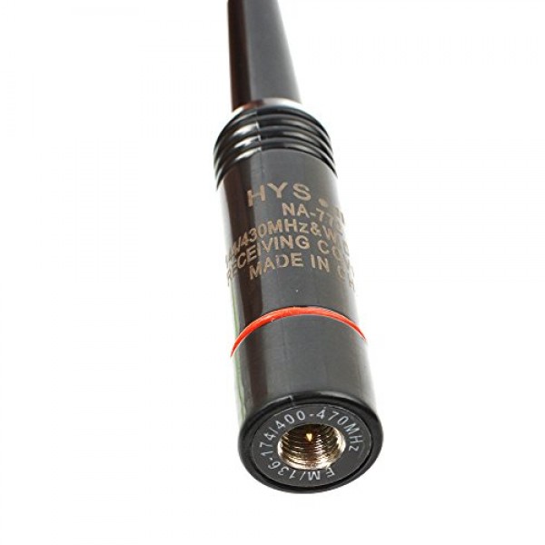 HYS-772 SMA Male VHF/UHF 듀얼 밴드 15.7인치 양방향 라디오용 안테나 VX-6R VX-7R VX-8d,VX-2R UV-3R PX-2R TH-UV3R ZT-2R