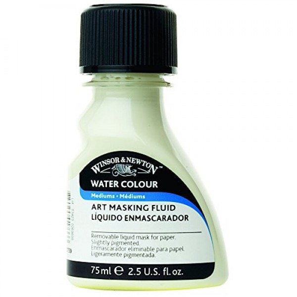 Winsor and Newton 75밀리리터 수채화 아트 마스킹 플루이드, 노란색