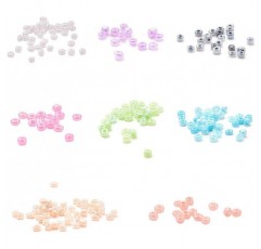 Craftdady 12500pcs 12/0 유리 씨앗 비즈 2mm 실론 라운드 느슨한 스페이서 공예에 대 한 혼합 색상 보석 만들기 혼합 색상-1 12/0 - 2mm