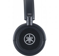 Yamaha HPH-100B 헤드폰, 블랙 - 독특한 사운드와 다이내믹한 사운드를 위한 폐쇄형 온이어 헤드폰 - Yamaha 키보드 및 디지털 피아노용 액세서리로 이상적 블랙 싱글