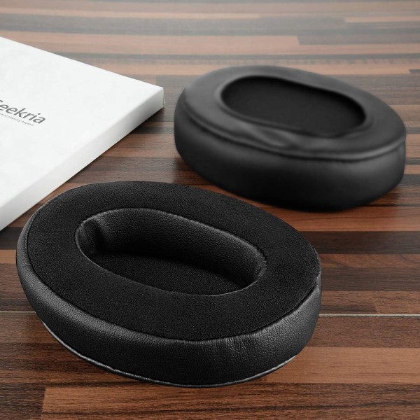 Geekria Comfort Mashup Ersatz-Ohrpolster für Kopfhörer ATH-M50, Bose QC25/QC35, Sony MDR 7506, Tutle Beach 및 기타 대형 또는 중형 오버이어 헤드폰, Ohrpolster(매우 두꺼운)