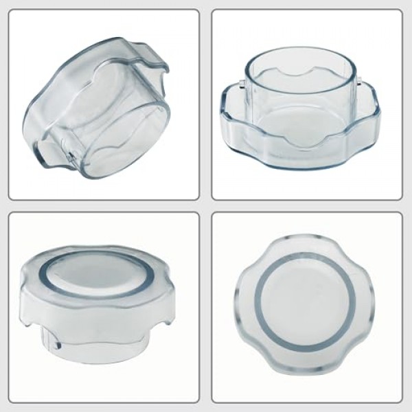 Vitamix 64oz 로우 프로파일 컨테이너, Pro 750 모델, VM0158, VM0103, 7500 시리즈용 뚜껑 플러그 교체 부품 2팩, Vitamix 300 Professional 시리즈에 적합