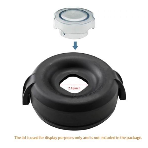 Vitamix 64oz 로우 프로파일 컨테이너, Pro 750 모델, VM0158, VM0103, 7500 시리즈용 뚜껑 플러그 교체 부품 2팩, Vitamix 300 Professional 시리즈에 적합