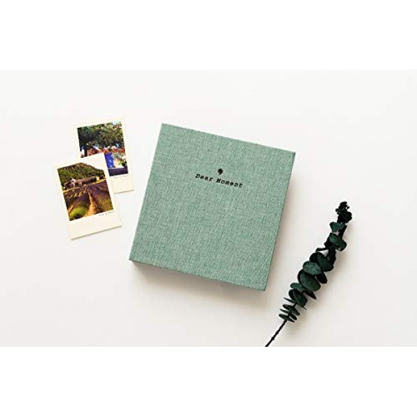 Ablus 100 포켓 미니 사진 앨범 - Fujifilm Instax Mini 9 Mini 8 Mini 90 Mini 25, Polaroid Snap PIC-300, Kodak Mini 3인치 필름(녹색)에 적합