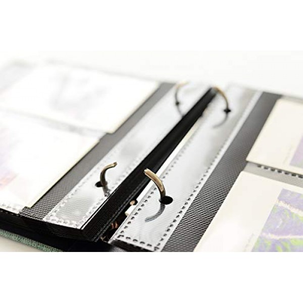 Ablus 100 포켓 미니 사진 앨범 - Fujifilm Instax Mini 9 Mini 8 Mini 90 Mini 25, Polaroid Snap PIC-300, Kodak Mini 3인치 필름(녹색)에 적합