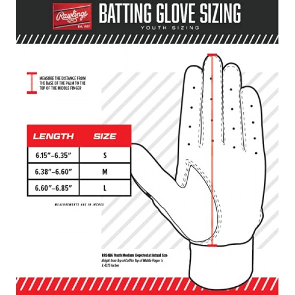 롤링스 | 5150 야구 타격 장갑 | 청소년 | 다양한 색상