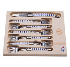 Jean Dubost 컬렉션 굴 세트, 스테인리스 스틸 칼날, 7개 세트, 마리니에르