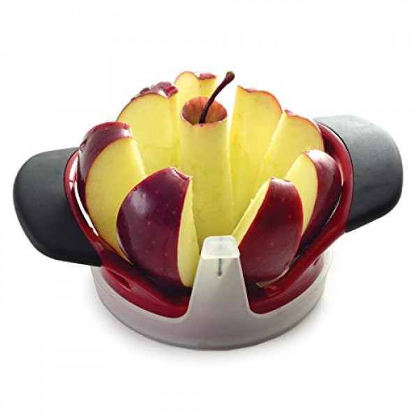 Norpro Grip EZ 과일 웨저, 8개 섹션, 빨간색