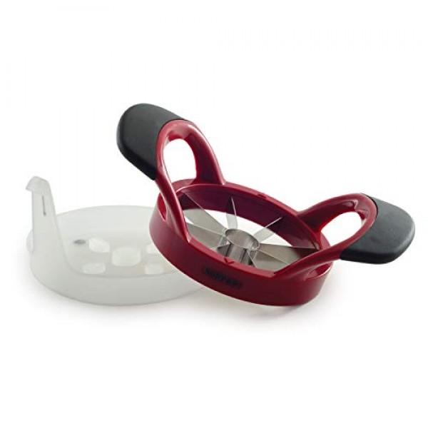 Norpro Grip EZ 과일 웨저, 8개 섹션, 빨간색