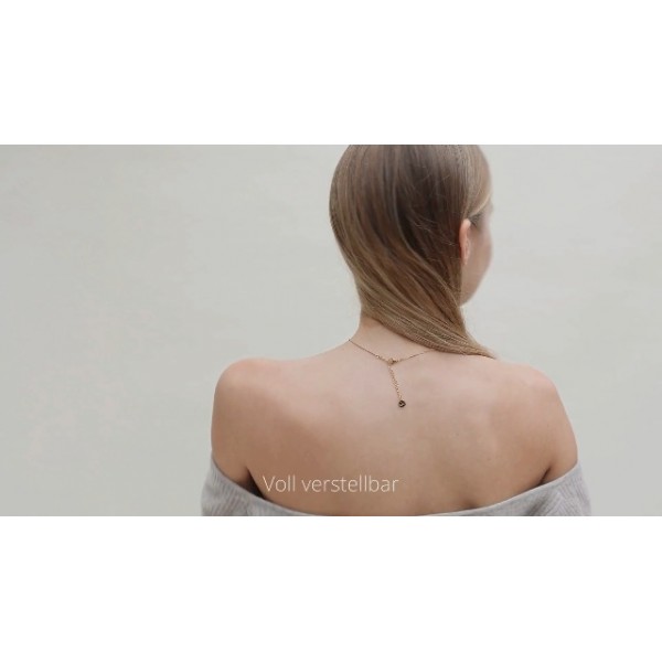 GD GOOD.designs EST. 2015 18캐럿 골드 문자 목걸이 - 방수 I A-Z 펜던트 I 이니셜 문자 체인이 있는 여성을 위한 피부 친화적인 목걸이