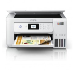 Epson EcoTank ET-2856 인쇄/스캔/복사 Wi-Fi 잉크 탱크 프린터, 최대 3년치 잉크 포함 및 Epson EcoTank 104 검정 정품 잉크병 + 검정 정품 잉크병 ET2856