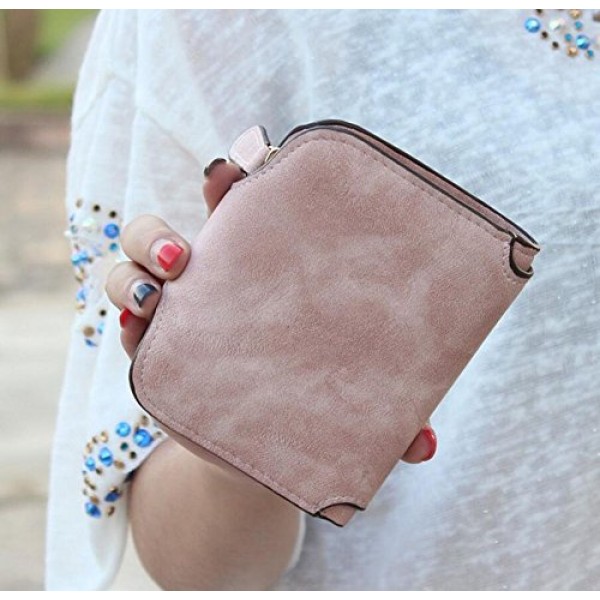 Diyafas 빈티지 여성용 지갑 카드 소지자 지갑 곡선 소형 지갑 동전 주머니가있는 여성용 지갑 Money Organizer