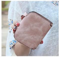 Diyafas 빈티지 여성용 지갑 카드 소지자 지갑 곡선 소형 지갑 동전 주머니가있는 여성용 지갑 Money Organizer