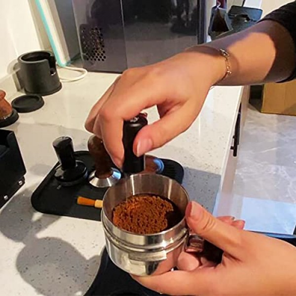 Magicafé WDT 도구 커피 브러시가 포함된 에스프레소 분배 도구 세트, 바늘 에스프레소 교반기 스프링 와이어, 에스프레소 액세서리, 알루미늄 손잡이가 있는 에스프레