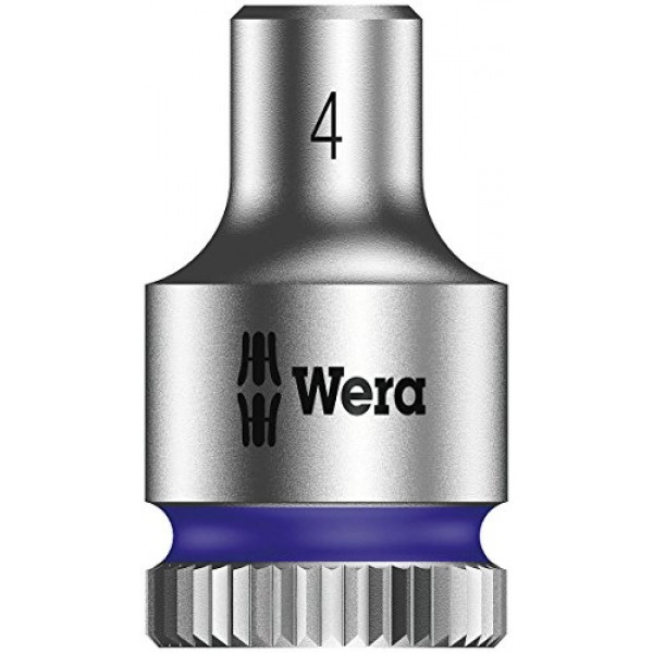 Wera - 5003501001 Zyklop 8790 HMA 1/4 소켓, 육각 머리 4mm x 길이 23mm
