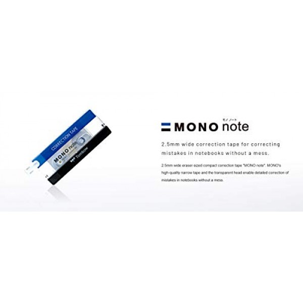 수정 테이프 MONO note [표준] W 2.5mm × 4m CT-YCN2.5 (일본 수입)