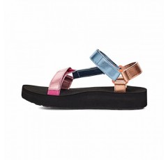 Teva 여성용 미드폼 유니버설 쉬머 샌들