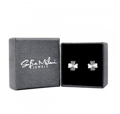 SOFIA MILANI - 여성용 925 실버 귀걸이 - 클로버 리프 스터드 귀걸이