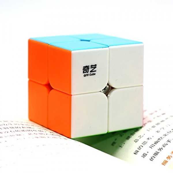 BestCube 2x2 큐브 Qidi 2x2x2 스피드 큐브 스티커 없는 퍼즐 큐브 (Qidi 버전)