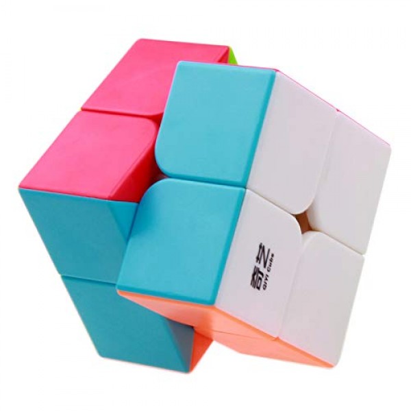 BestCube 2x2 큐브 Qidi 2x2x2 스피드 큐브 스티커 없는 퍼즐 큐브 (Qidi 버전)