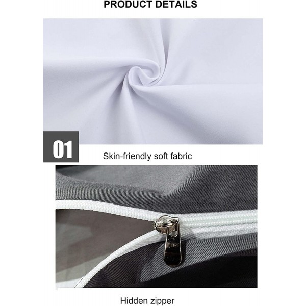 Sunangle Deadpool Duvet Cover 침구 세트 for Kids Boys - 2/3 Pieces 마이크로 화이버 이불 커버 3D Print with Pillowcases and Zip,B,Single 135x200cm(2pcs) Single 135x200cm(2pcs) B